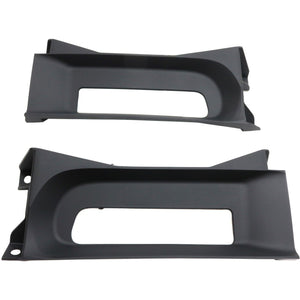 2013-2018 Ram 1500 Tow Hook Hole Bezel Kit Front Textured Finish (Driver Side And Passenger Side ) - Ch1037113