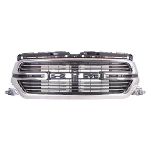 2019-2021 Ram 1500 Grille Chrome Surear Ound With Chrome Billets With Camera Laramie Model - Ch1200418