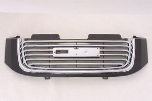 2004-2005 Gmc Envoy Grille Chrome/Black With Black Front Ame With Out H/L Washer Hole - Gm1200604