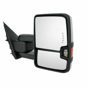 2015-2019 Gmc Denali 3500 Mirror Passenger Side Power Heated Tow Type With Side Marker/In-Glass Turn Signal/Cargo Spotlight - Gm1321512