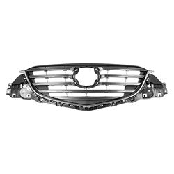 2015-2016 Mazda Cx5 Grille Black With Ptd Gray/Chrome Front Ame/Horizontal Bars - Ma1200208