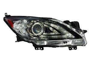 2010-2013 Mazda 3 Headlight Passenger Side Hid With Out Auto Level Control With Drl High Quality - Ma2519149