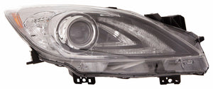 2010-2011 Mazda 3 Headlight Passenger Side Hid With Out Auto Level Control With Out Drl High Quality - Ma2519152