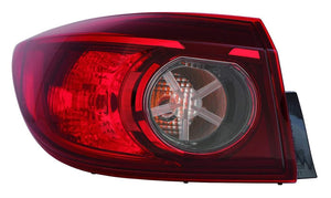 2014-2018 Mazda 3 Taillight Driver Side Sdn Bulb Type Mexico Build High Quality - Ma2804123